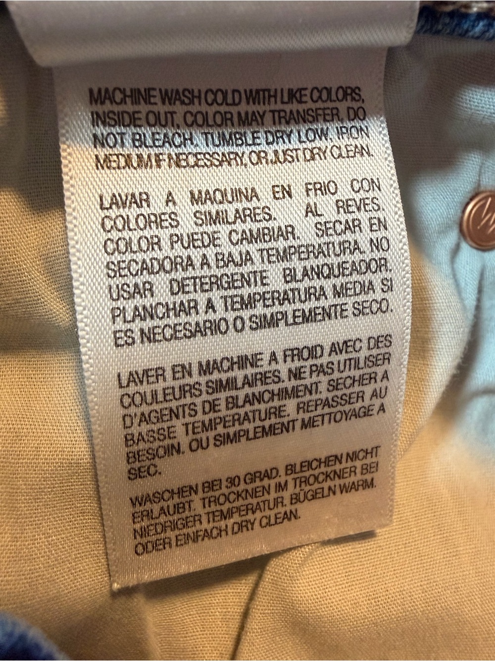 MOTHER The Rascal Ankle Jeans 27 Straight Crop Blue Denim - Picture 5 of 9